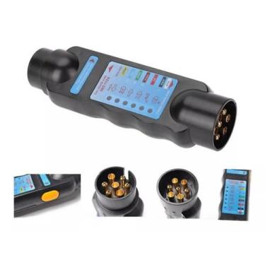 Imagem de E Tomada Engate Reboque Trailer Carretinha 7 Pinos 12V - Liderauto