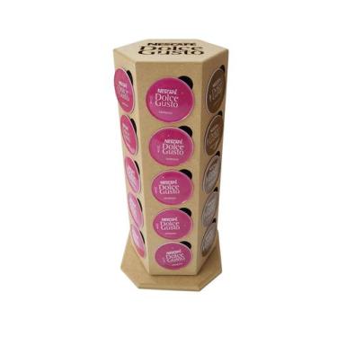Imagem de TORRE GIRATÓRIA ORGANIZADOR PORTA CÁPSULAS DE CAFÉ DOLCE GUSTO - Sem e