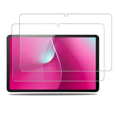 Imagem de NOUKAJU Protetor de tela para tablet T-Mobile Revvl Tab 2 de 10,1 polegadas, vidro temperado HD, dureza 9h, arranhões, anti-impressão digital, protetor de filme de vidro temperado para Revvl Tab 2 [2
