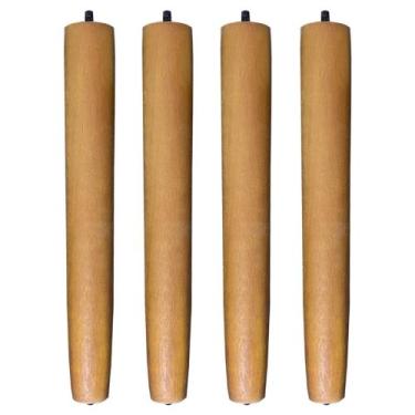 Imagem de Kit 4 Pés Palito De Madeira Eucalipito 30cm - Martins pés em madeira l