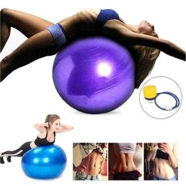 Imagem de Bola De Pilates Yoga Funcional Lorben Com Bomba Suporta 150K