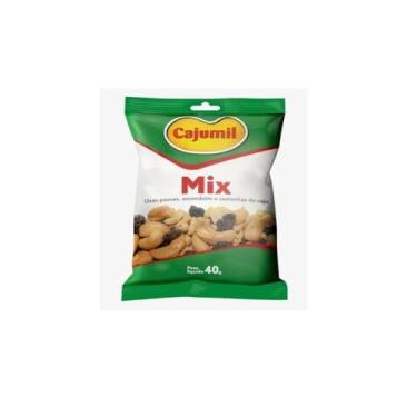Imagem de Mix com amêndoas de castanhas de caju, amendoim, uva passa e sal refin