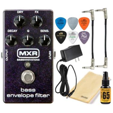 Imagem de Tonebird Pedal De Efeitos Com Filtro Envelope Analógico Para Graves Mxr M82 True Bypass Fonte Alimentação 9 V, Cabo Patch, Polimento E Pacote Palhetas