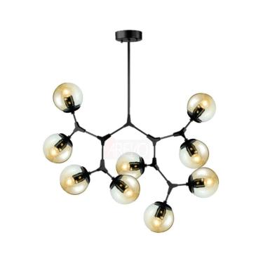 Imagem de Pendente Moderno Preto Sala De Jantar Mesa Cozinha Gourmet