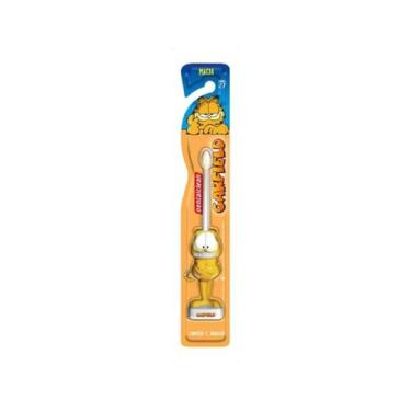 Imagem de Escova Dente Infantil Garfield 3d Macia Infantil Criança - Dentalclean
