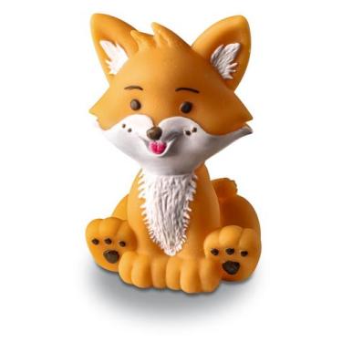 Imagem de Animal de Brinquedo Soft Raposa Bebes Mordedor Banho Macio - Cometa Br