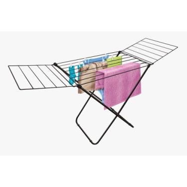 Imagem de Varal De Chão Napoles Aço Com Abas- Oferta - secalux