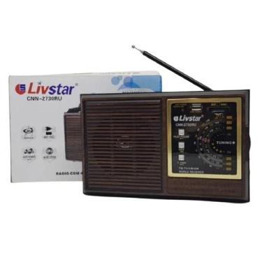 Imagem de Rádio Recarregavel 2730 Ru Retrô - Livstar22900