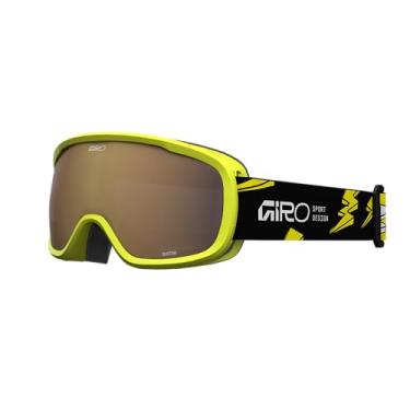 Imagem de Giro Óculos de esqui Buster Kids - Óculos de snowboard para jovens, meninos, meninas - Parafusos amarelos - Rosa âmbar