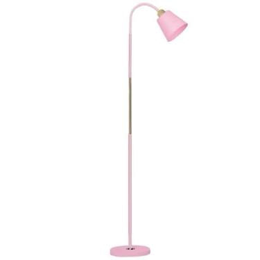 Imagem de Luminária De Chão Pedestal De Piso Abajur Articulada Flexivel(ROSA)