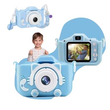 Imagem de Câmera Infantil Digital Filmadora Infantil Maquina Fotográfica Infantil Fotografa E Filma Tira Foto De Verdade (Azul)