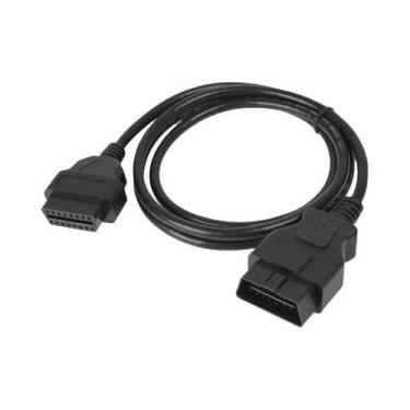 Imagem de Cabo De Extensão OBD2 Para Carro De 150CM, Conector De Ferramenta De D