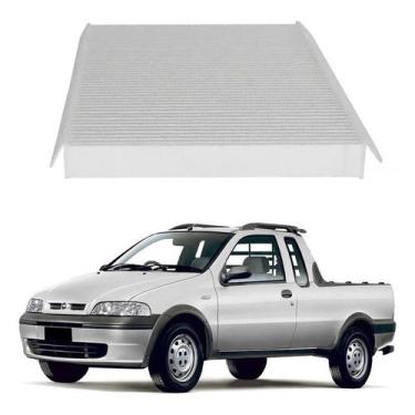 Imagem de Filtro Ar Condicionado Strada 1.4 1.8 8v 2005 A 2010 - Metal Leve