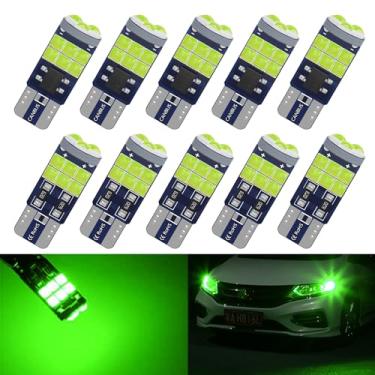 Imagem de GZRUICA Lâmpada LED 194 Canbus livre de erros 3030 Chipset 15-SMD T10 Wedge 168 192 W5W Lâmpadas de substituição para carro caminhão interior cúpula mapa porta marcador de placa de licença luzes