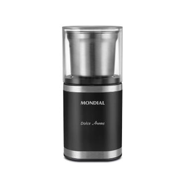 Imagem de Moedor De Café Dolce Arome Mondial Preto/Inox 180W MCF-01-BI 220V