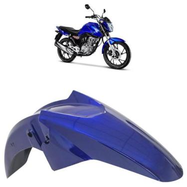Imagem de Paralama Dianteiro CG 160 Fan 2024 Azul Spencer Acabamento Liso - Auto
