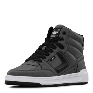 Imagem de Lee Tênis masculino Prescot Mid, Carvão/Preto, 44