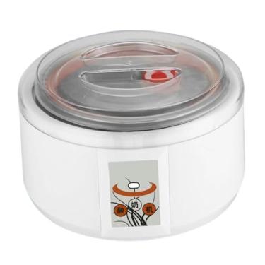 Imagem de Fenteer Máquina de fazer iogurte 1,5L, eletrodoméstico pequeno funcional, recipiente interno de aço inoxidável multiuso para aluguel de casa e apartamento