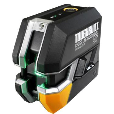 Imagem de Nível a Laser Verde de Linha Cruzada com 9 Metros - TB-H2-LL-30-L2 - TOUGHBUILT BRASIL