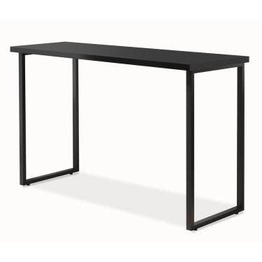 Imagem de mesa de estudo estilo industrial quarto - preto/preto