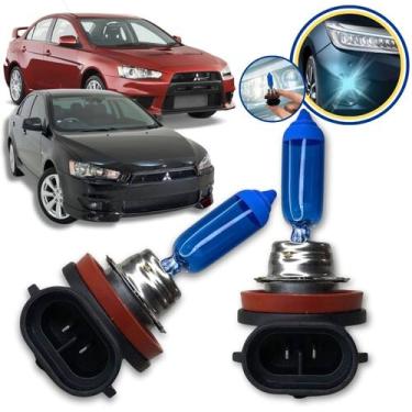 Imagem de Lampada Super Branca Farol de Milha H11 8500k Mitsubishi Lancer 2007 a