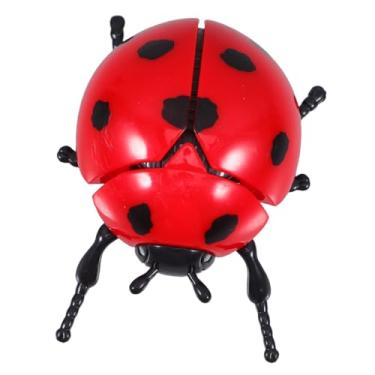 Imagem de YARNOW Unique Wind-up Ladybug Toy Realistic Simulation Insect Safe Fun for Boys and Girls Playtime