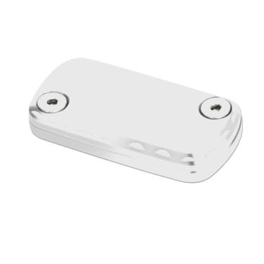 Imagem de Tampa do reservatório de fluido de freio dianteiro Monkey compatível com Monkey 125 CT125 Trail 125 DAX ST125 Acessórios de motocicleta Tampa do tanque de óleo de freio dianteiro (prata)