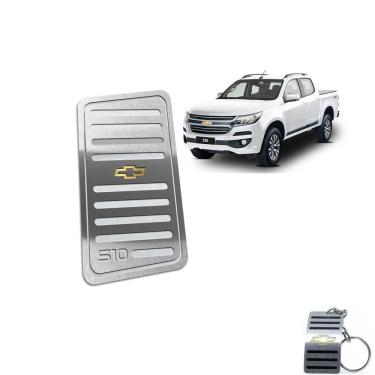 Imagem de Descanso De Pé Em Aço Inox S10 2017 A 2020 Prata