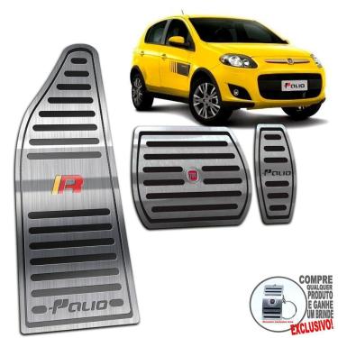 Imagem de Pedaleira Automático Descanso Palio Sporting 2012 2017 Preto