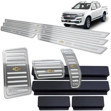 Imagem de Descanso Pedaleira Automático Soleira S10 2017 A 2020 Prata