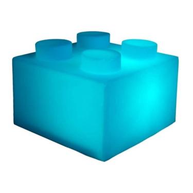 Imagem de Luminária Decorativa de Mesa Bloco Usare Azul