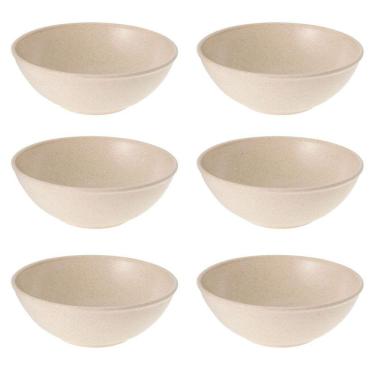 Imagem de 6Un Tigela Bowl 700Ml Salada Petiscos Bege