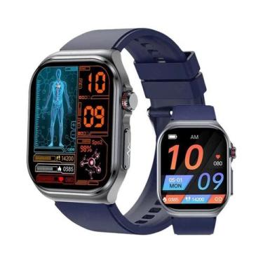 Imagem de Relógio Inteligente Masculino Com ECG, Monitor De Frequência Cardíaca 