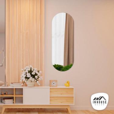 Imagem de Espelho Decorativo Multiuso Lapidado Pendurador 120X40 Cm