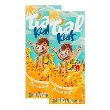 Imagem de Kit 2 Suco Tial Kids Sabor Maracujá 200ml
