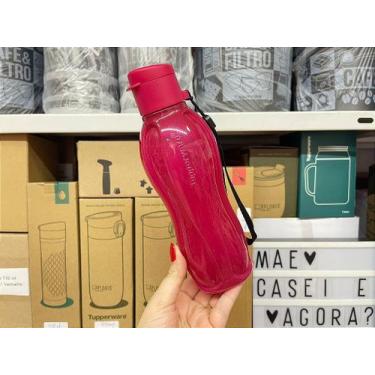 Imagem de Garrafa Eco Tupper Plus 500 ml Lipstick com Glitter - Tupperware