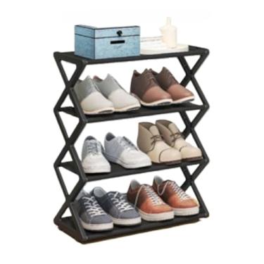 Imagem de Sapateira Organizadora Multiuso 4 Andares - PráTica E FáCil De Montar, Diferentes Tipos De CalçAdos - Para Quarto, Closet E Hall