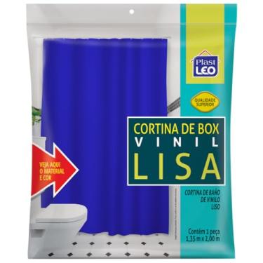 Imagem de Cortina para Box Azul (1,35x2,00m) | Plast Leo (Ref.: 603-B)