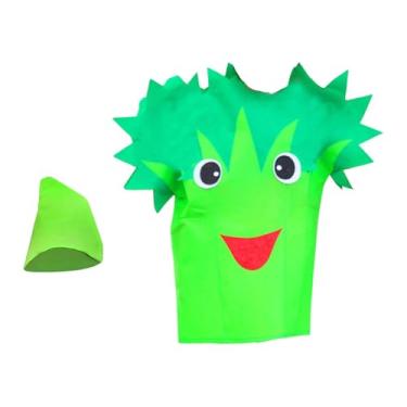 Imagem de UGPLM Fantasia de fruta linda fantasia para festa temática de Halloween dramatização meninos meninas, Formato de Aipo