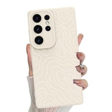 Imagem de Capa de telefone MZELQ Silicone Wave Ripple para Samsung S25 Ultra