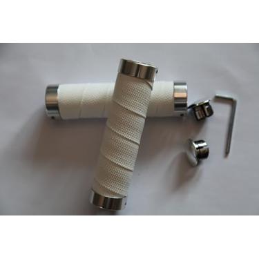 Imagem de Punhos de guidão de bicicleta com espuma EVA absorvente de choque e bloqueio duplo de TPU ecológico 130/130 mm serve para 22,2 mm (7/20.3 cm) para mountain bike road bike muitos tipos (padrão