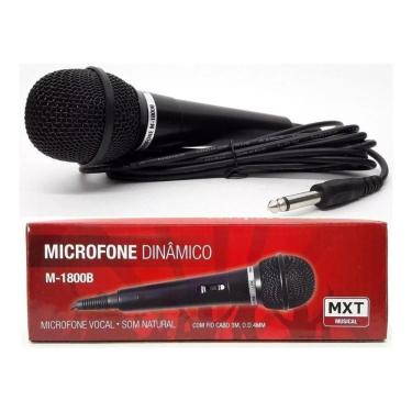 Imagem de Microfone M18000 B Preto Com Cabo 3 M