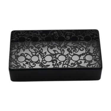 Imagem de Luwecf Capa de Captador para Guitarra Elétrica Humbucker Acessório para Fácil Instalação E Aparência Elegante para Guitarristas Oficina Doméstica Música, Preto