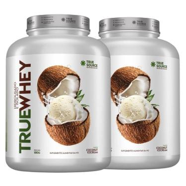 Imagem de Kit 2 Whey Protein Isolado Coconut 1.8Kg - True Source-Unissex