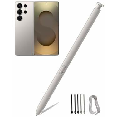 Imagem de Caneta Galaxy S25 Ultra S (sensor de pressão 4096) de substituição para Samsung Galaxy S25 Ultra 5G Touch Stylus Pen, caneta S25 S + pontas/pontas de substituição (cinza)