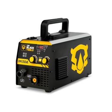 Imagem de Máquina de Solda Inversora MIG sem Gás 130A 220V The Black Tools IM130A – Painel Digital, Tecnologia IGBT, Para Chapas Finas e Estruturas Metálicas
