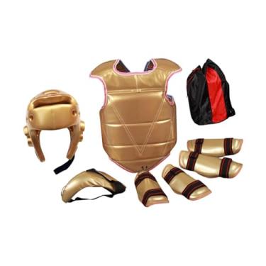 Imagem de oshhni Conjunto de protetores corporais de boxing equipamento de lacunas espessadas de proteção de proteção total treinamento de força de engrenagem para, L