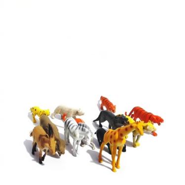 Imagem de Conjunto de 6 Animais da Fazenda em Miniatura, Brinquedo Educativo em Plástico Multicolorido, Escala 1:32, para Crianças de 3 a 36 Meses, Pronto para Brincar