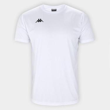 Imagem de Camisa Kappa Fardamento Modena Masculina, Branco, M