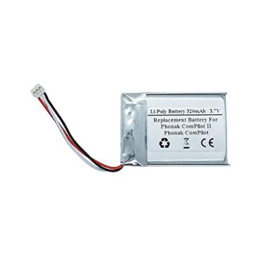 Imagem de Bateria de substituição de 3,7 V 320 mAh para Phona k ComPilot II, aparelhos auditivos ComPilot, IP462539